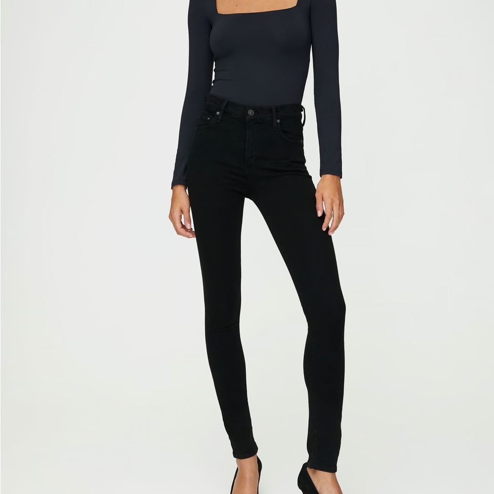 Citizens of Humanity Rocket Crop - black, size 24